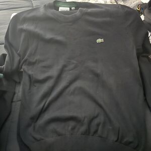 Lacoste Men's Classic Black Crewneck Sweater